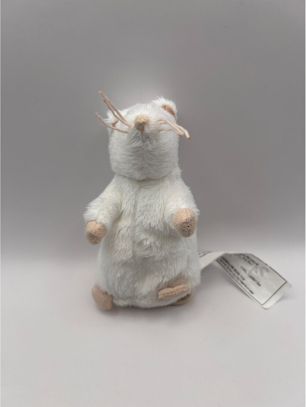 Ikea Gosig Mus White Mouse Rat Plush Stuffed Animal Small Toy long fabric tail